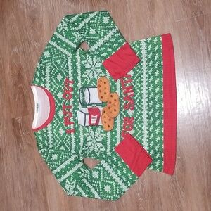 (L) FauxReal Printed T-Shirt Festive Holiday Graphic Classic Party Occasion